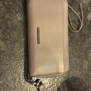 Rebecca Minkoff Grey wristlet wallet. New condition